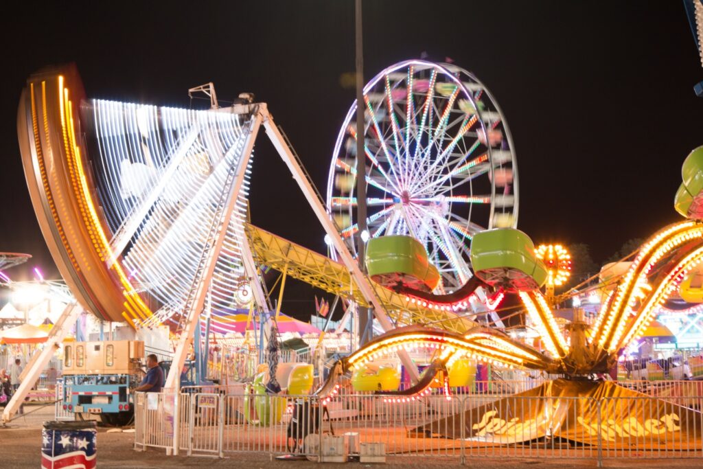 State fair carnival night lightcap